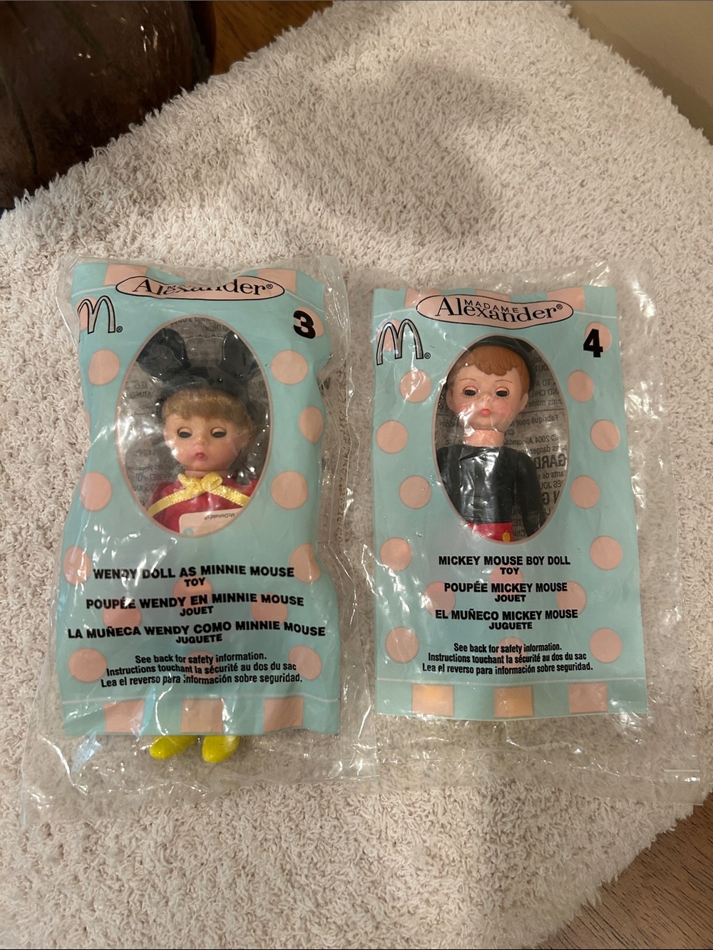 Madame Alexander 2004 Minnie & Mickey Mouse Dolls